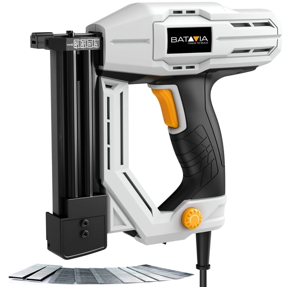 Pistola de clavos eléctrica Batavia 2 en 1, pistola grapadora Brad Nailer 18G