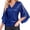 Blue, variant on Womens Long Sleeve Shirts Tops Sequin Tops 3/4 Sleeve Glitter Sparkly Blouse V Neck Tops for Evening Shirts Blouses for Women Dressy Casual