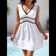 thumbnail image 4 of Vestido Reductor de Cintura, Cómodo, Informal, con Escote en V, Sin Mangas, para y Verano. XL, 4 of 5