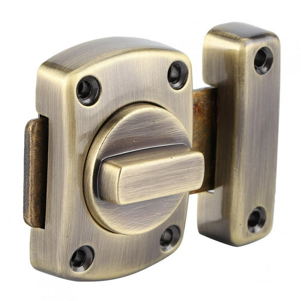 Pestillo de cerradura de puerta, cerradura de puerta de gabinete de puerta corrediza de aleación de zinc Cerradura de perno de puerta Logre más