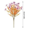 thumbnail image 5 of LShunze Fall Artificial Flower 7 Fork Realistic Fake Plastic Flower Home Office Wedding Party Table Centerpiece Indoor Outdoor Faux Bloom Decoration, 5 of 8