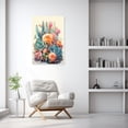 thumbnail image 2 of ZHONGYUTONG Cactus Canvas Wall Art Succulent Pictures for Wall Decor Mexican Botanical Artwork Painting for Bedroom Decor Framed (12.00" x 18.00"), 2 of 5