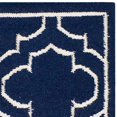 thumbnail image 3 of Safavieh Dhurries Navy Contemporary Rug - Runner 2'6" x 4', 3 of 3