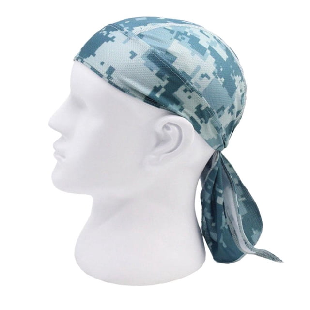 Unisex Quick Dry Camo Cycling Cap Head Scarf Men Running Riding Bandana Headscarf Camo Printing Cap