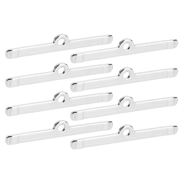 8 barras esparcidoras de cubierta de válvula cromadas de 4 3/4 pulgadas aptas para Chevy 283 305 327 350 Jadeshay A