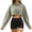 Mint Green, variant on Ovbmpzd Trendy Crew Neck Sweatshirt For Women Long Sleeve Cropped Summer Shirts Brown Spring Cute Casual Tops