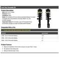 thumbnail image 4 of Front Strut and Coil Spring Assembly 2 Piece Kit - Compatible with 2004-2012 Chevy Malibu (Excludes Maxx, SS, and Classic Models), 4 of 4