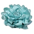 thumbnail image 2 of Moxufan 10cm Rose Fabric Flower Accessory Women Versatile Corsage Hair Clip Suit Lapel Clothing Bags DIY Corsage,Light Blue, 2 of 8