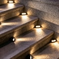 thumbnail image 2 of JHyouerji LED Solar Step Lights Waterproof Outdoor Stair Lights,Outdoor Decor Light for Yard Patio Garden Front Door Pathway Porch, 2 of 9