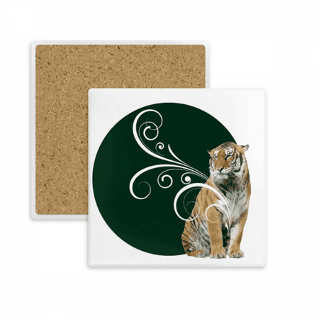 

Feline Tigers Fierce Patterns Coaster Cup Mat Mug Subplate Holder Insulation Stone