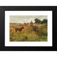 thumbnail image 2 of Josef Schmitzberger 14x11 Black Modern Framed Museum Art Print Titled - Pen Dog and Hunter, 2 of 5