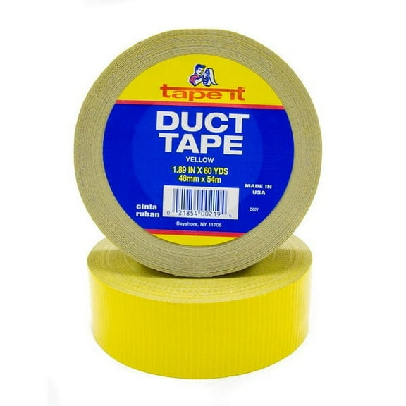 Duct Tape - Yellow - 1.89" X 60 Yards Case Pack 12