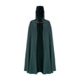 thumbnail image 4 of Capa medieval para disfraz de cosplay, capucha de longitud completa, capa con capucha de caballero, disfraz de Verde, 4 of 8