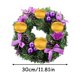 thumbnail image 3 of Christmas Candle Rings Centerpiece Decoration Candle Candle Holder Advent Wreath for Wedding Party New Year Xmas Ornaments, 3 of 5