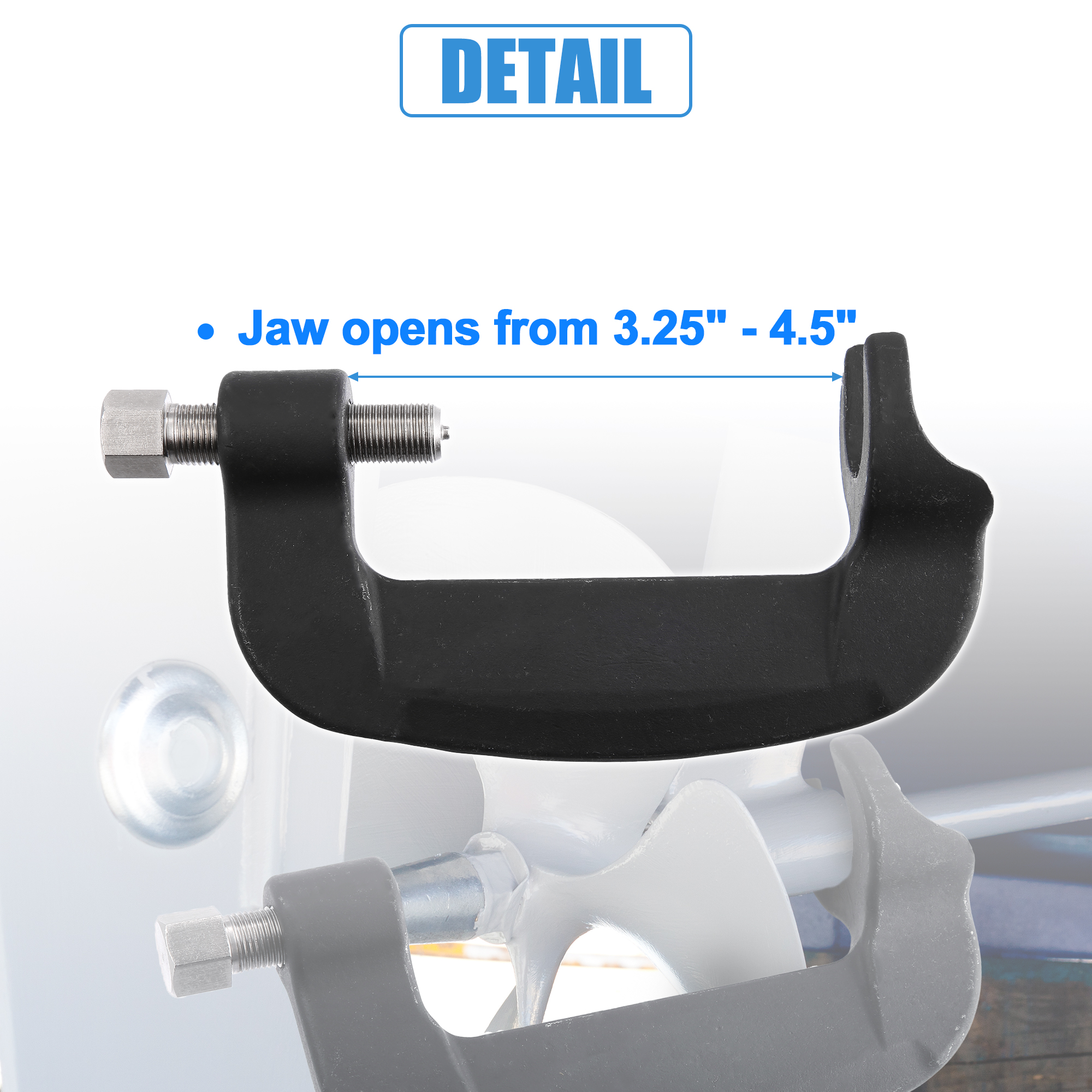 Unique Bargains Inboard Propeller Puller C Clamp Tool for Ski and Wakeboard