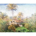 thumbnail image 1 of Gardeners House At Bordighera-Monet - CANVAS OR FINE PRINT WALL ART, 1 of 1
