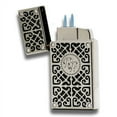 thumbnail image 3 of Rocky Patel Burn Torch Flame Double Jet Cigar Lighter - White & Gunmetal, 3 of 7
