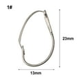 thumbnail image 4 of 10 PCS Weedless Barbed Fishing Hooks Wacky Rig Hooks Weedless Barbed Fishig Wide Gap Hook Reusable Fishhook Fishing Tackle, 4 of 5