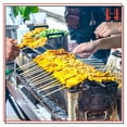 thumbnail image 2 of HomeHunch Bamboo Skewers 200 Count Wooden Sticks for Grilling Kebab BBQ, 2 of 7