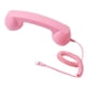 thumbnail image 3 of Auricular de teléfono retro con volumen ajustable para llamadas de teléfonos inteligentes Rosa, 3 of 9