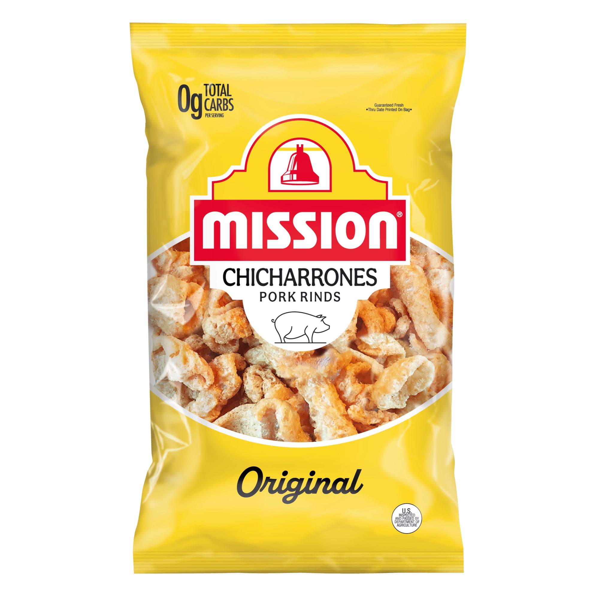 Mission Chicharrones Orginal, 4 Ounce Bag