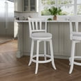thumbnail image 5 of Hillsdale Furniture Presque Isle Wood Counter Height Swivel Stool, White, 5 of 16