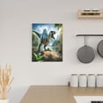 thumbnail image 6 of Sikiie Lake Forest Dinosaur A Print Canvas Decorative Hanging Painting, Anti-shrinkage Hanging Frame, Suitable for Home, Office Wall Decorations, 6 of 6