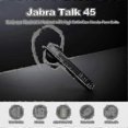 thumbnail image 2 of Oginal Stealth Talk 45 Bluetooth Hands-Free Headset Wireless Business Headset HD Voice Stereo Call Music Noise Cancelling Silver, 2 of 4