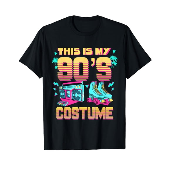 This Is My 90s Costume 1990s 90s Vibes Outfit Retro Party T-Shirt