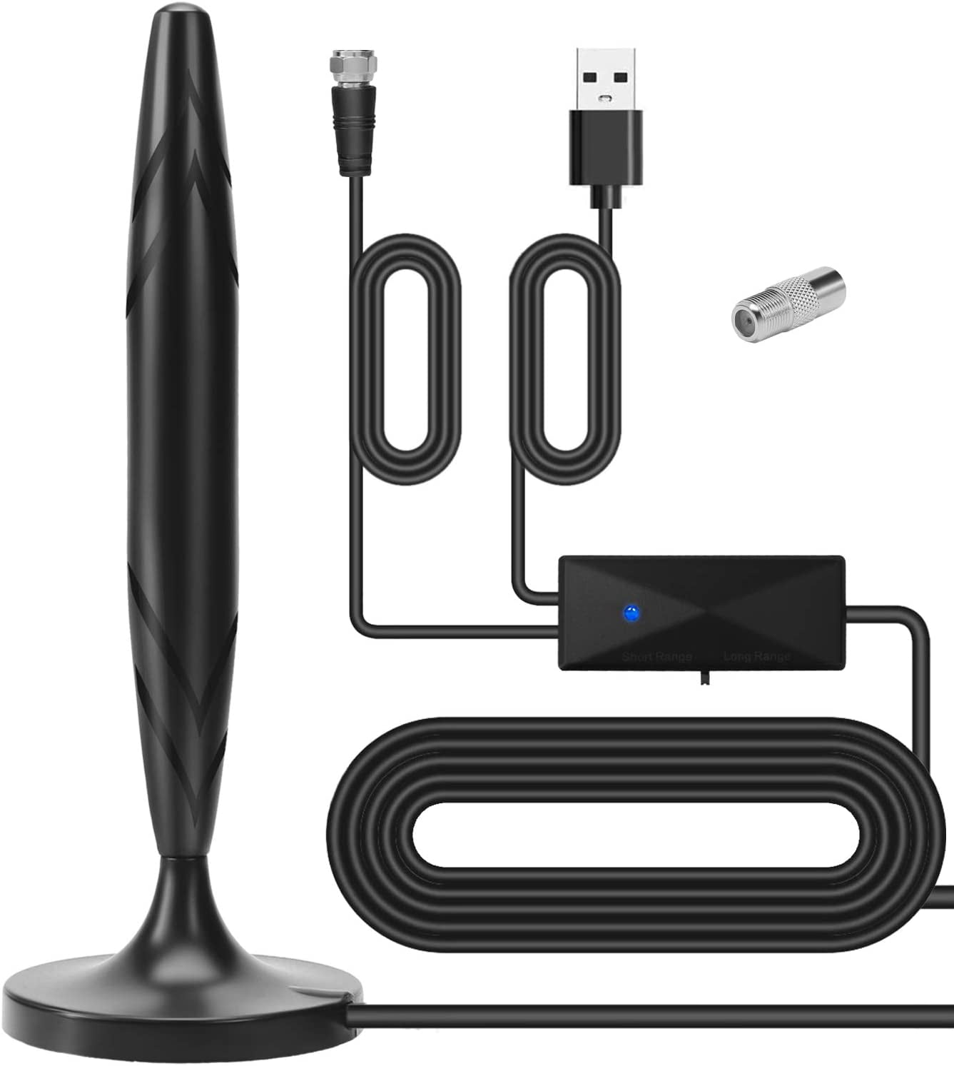 Camkey TV Antenna Indoor HDTV Digital Antenna with Amplifier Signal