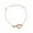 Rose Gold, variant on Heart Gold Plated Bracelet Dainty Cubic Zirconia Bracelets Jewelry For Women Trendy Bracelet