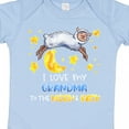 thumbnail image 4 of Inktastic I Love My Grandma to the Moon and Back Cute Sheep Boys or Girls Baby Bodysuit, 4 of 5