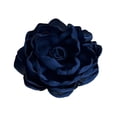 thumbnail image 3 of Broche de satén hecho a mano Fernando Broche de flores Azul profundo 10 cm, 3 of 8