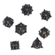 thumbnail image 1 of Dados de juego de rol, 7 piezas de dados de metal, dados poliédricos, juego de dados de metal, innovación moderna, 1 of 9