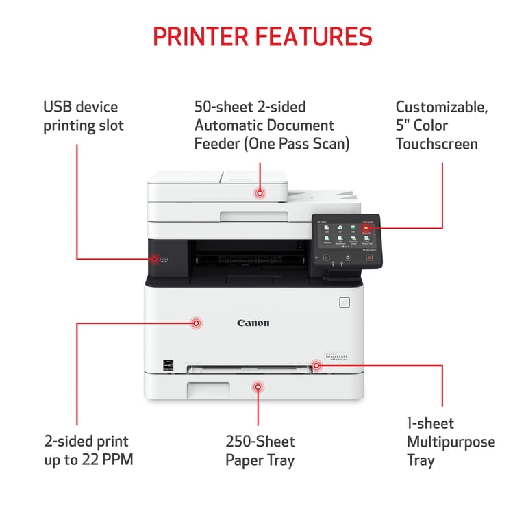 Canon Color imageCLASS MF656Cdw All-in-One Wireless Duplex Laser