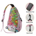 thumbnail image 3 of Chic Geometric Crossbody Bag - Lightweight Shoulder Backpack with Durable & Comfortable Design, Versatile Wear - Aesthetic Sling Bag for Traveling, Daily Commuting, Casual Urban Use, 3 of 6