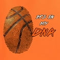 thumbnail image 3 of Wild Bobby, Basketball Fingerprint It's In My DNA, Sports, Men Graphic Tee, Orange, 4X-Large, 3 of 5