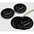 thumbnail image 4 of Inkdotpot Silver Foil Paper Hang Tags Love Is Sweet Wedding Favor Tags 100 Pieces, 4 of 6