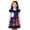 C-Blue, variant on WhouRiu Girls Halloween Graphic Dresses Sleeveless Flutter Sleeve Crew Neck Dress Kids Comfortable Cute Party Nightgown,4-5 Years