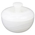 thumbnail image 1 of Natural Geo White Marble 5" Jar with Lid, 1 of 3
