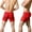 Red, variant on Jwputqe Mens Briefs,Boxer Briefs,Mens Underwear Briefs,Breathable,Fitted,Solid,Elastic Waist,Nylon,Spandex,Red,Free Size