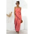 thumbnail image 3 of Combinaison-casual Épaule Sans Manches Bouton Ceinture Jambe Large Combinaisons Rompers Été, 3 of 7