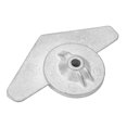 thumbnail image 4 of Boat Motor Transmission Anode Zinc Alloy 6E8 45251 00 for 2 4 Stroke F8A F9.9A F9.9B 9.9D 15D, 4 of 9