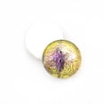 thumbnail image 4 of Yellow and Purple Lizard Reptile Glass Eyes, 4 of 11