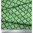 thumbnail image 2 of Soimoi Green Rayon Fabric Brush Stroke Abstract Decor Fabric Printed Yard 56 Inch Wide, 2 of 3