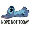 thumbnail image 2 of Girl's Lilo & Stitch Nope Not Today  Graphic Tee White X Large, 2 of 4