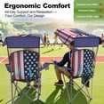 thumbnail image 4 of Portable Camping Chair with Canopy - Folding Chair with Canopy, Durable 600D Oxford Canopy Chair for Camping, Beach, Picnics, Fishing & Sports, 4 of 18
