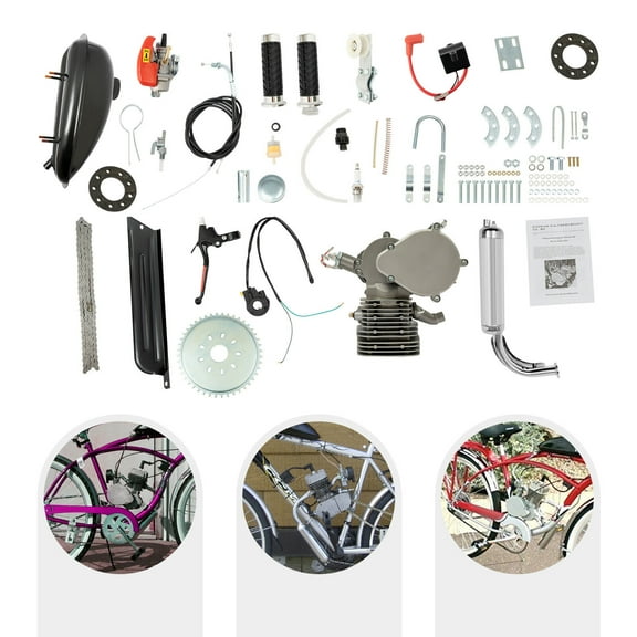 110CC 2-Stroke Electric Bicycle Gasoline Engine Motor Kit Motorized Bike Kit