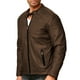 thumbnail image 3 of Chamarra Para Hombre Shendy Vendi Chaqueta Vinipiel Tipo Biker Chocolate Chica, 3 of 5
