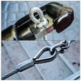 thumbnail image 5 of Manga de Doble Ferrule de Aluminio de 1/8" 3mm para Cable de Alambre, Plata 50 Paquete, 5 of 5